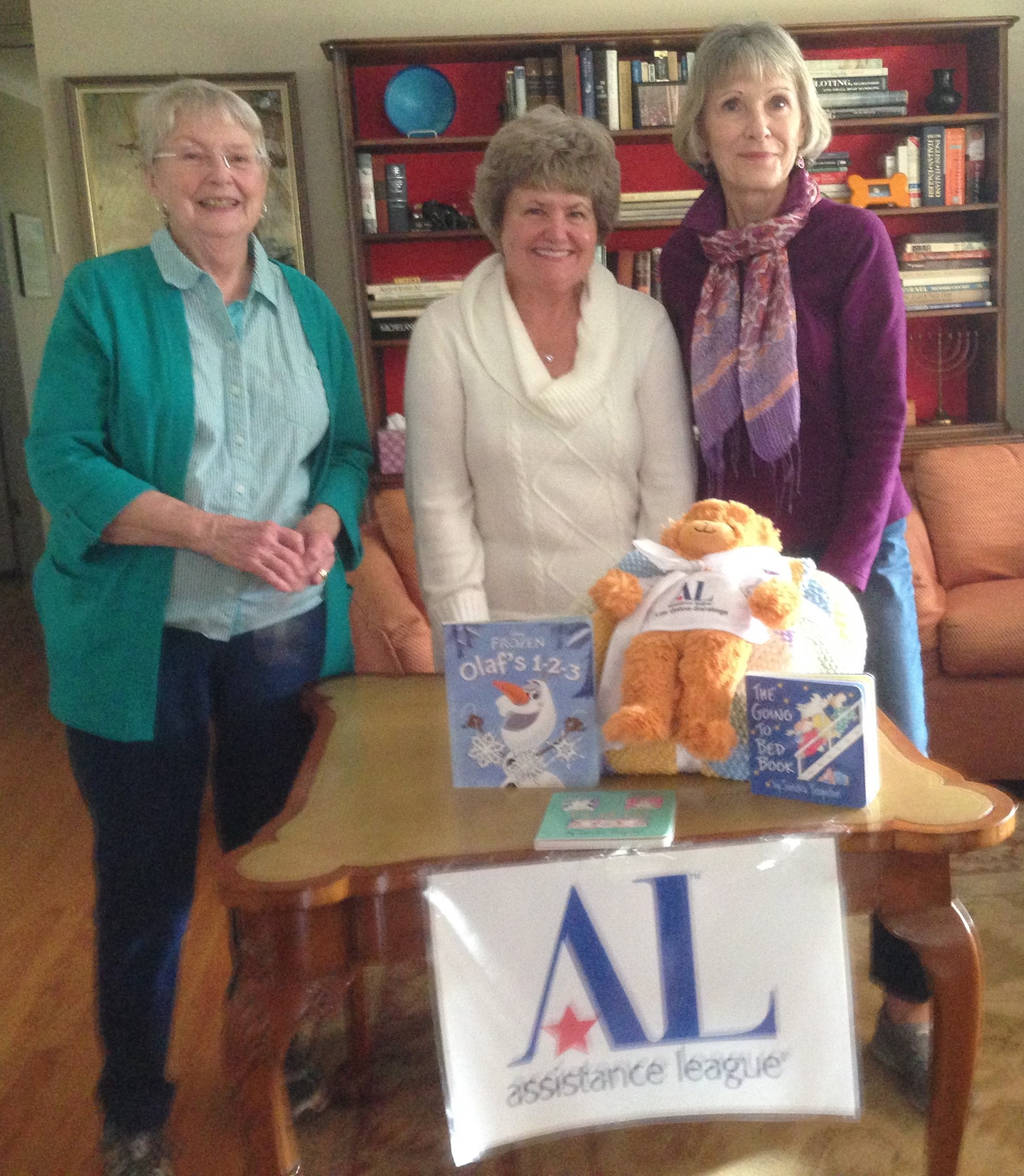 l-r: Kitty Horowitz, CoChair Family Program; Linda O'Connor, Public Health Nurse; Barbara Alioto, VP Philanthropic Programs