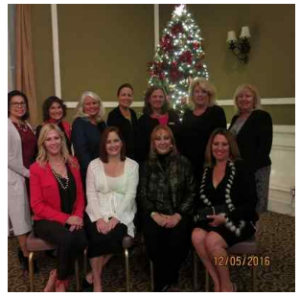 teel Magnolias. Back Row: Carmen Bubar, Susan Phillips, Liz Krummell, Susan Whitecotton, Dane Hickerson, Patty Gadd, Karen Owens. Front Row: Erin Trachy, Elizabeth Borsting, Carolyn Martin, Fay Abed. Missing from photo is Surina Geoffroy.